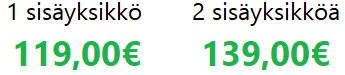+ matkakulut